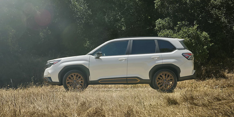 White Subaru Forester SUV