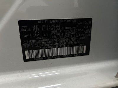 2026 Subaru CROSSTREK Base