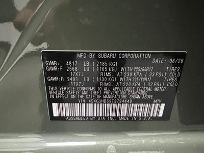 2026 Subaru CROSSTREK Base