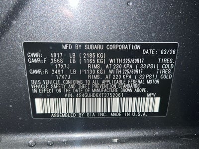 2026 Subaru CROSSTREK Premium