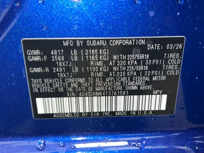 2026 Subaru CROSSTREK Limited