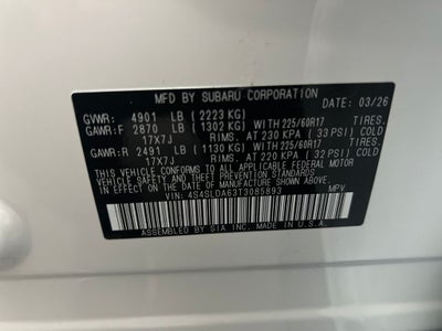 2026 Subaru FORESTER Standard Model