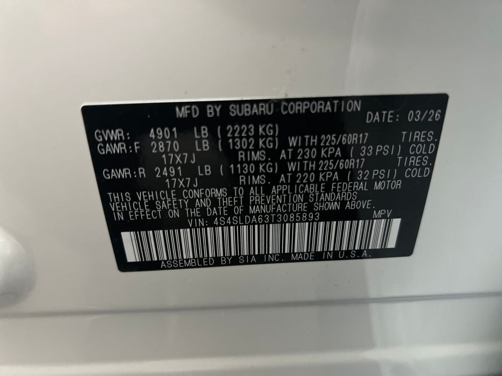 2026 Subaru FORESTER Standard Model