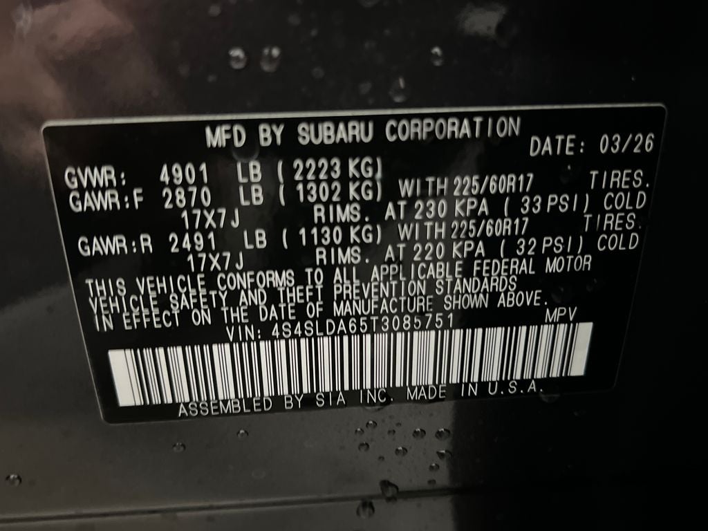 2026 Subaru FORESTER Standard Model