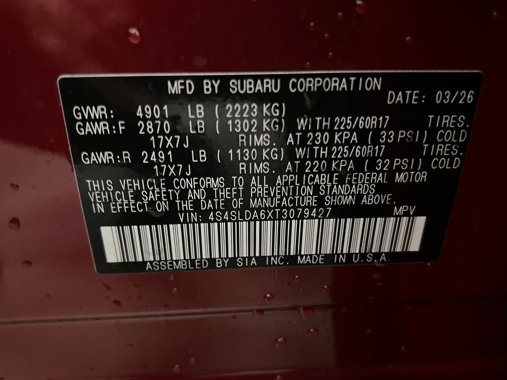 2026 Subaru FORESTER Standard Model