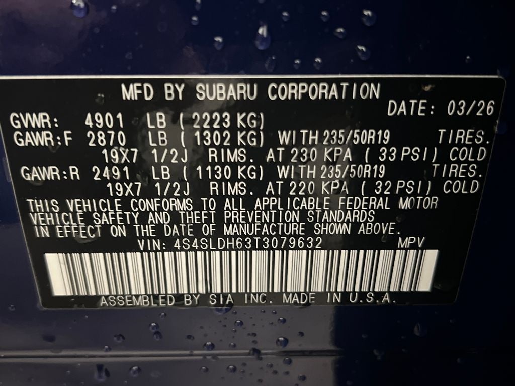 2026 Subaru FORESTER Sport