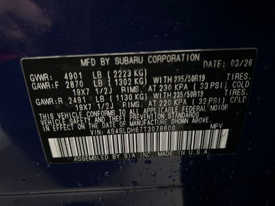 2026 Subaru FORESTER Sport Onyx Edition