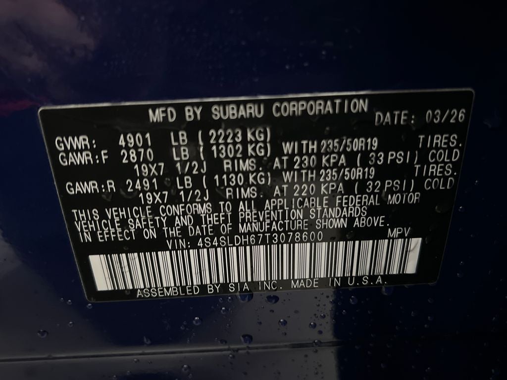 2026 Subaru FORESTER Sport Onyx Edition