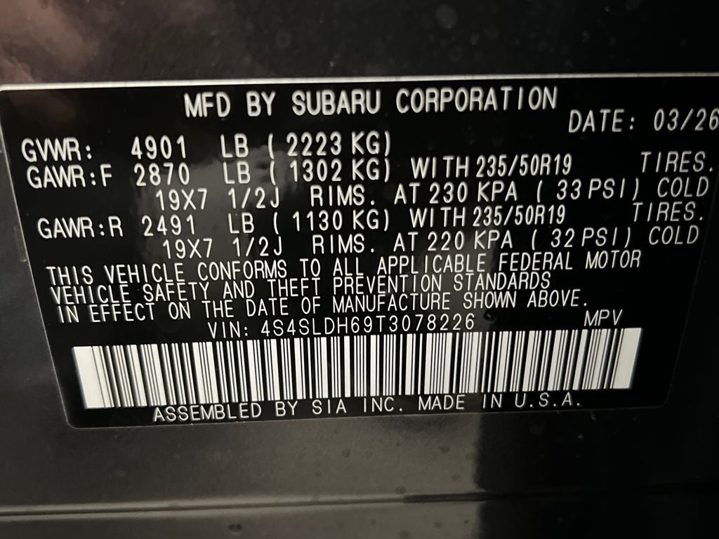 2026 Subaru FORESTER Sport Onyx Edition