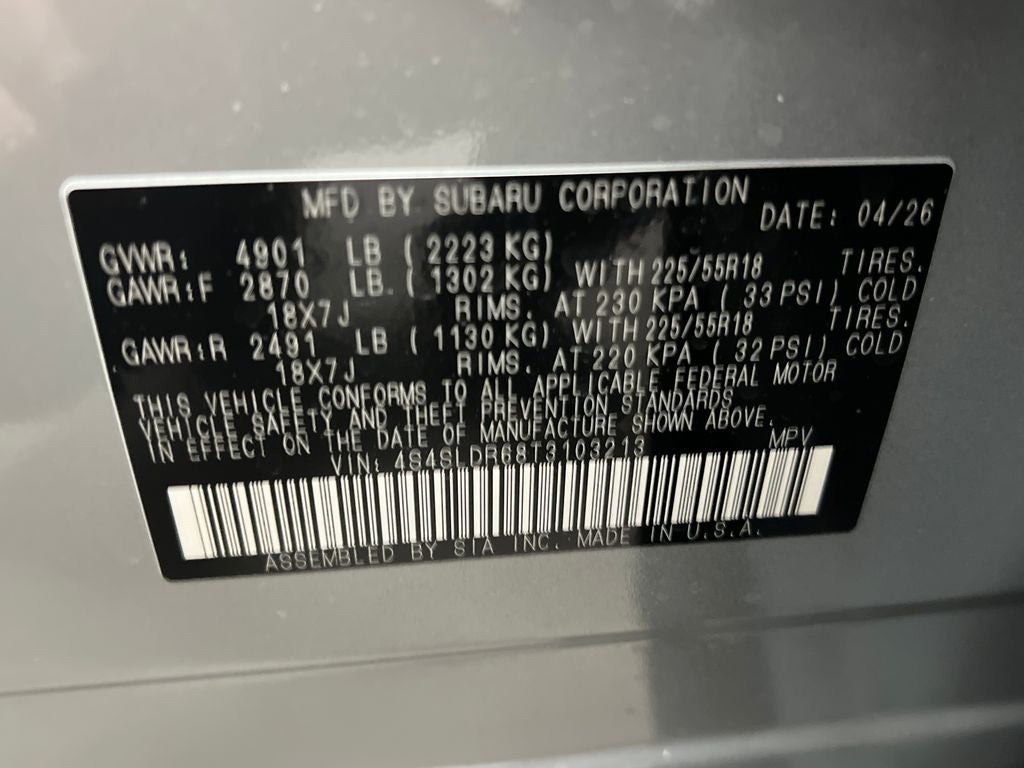 2026 Subaru FORESTER Limited