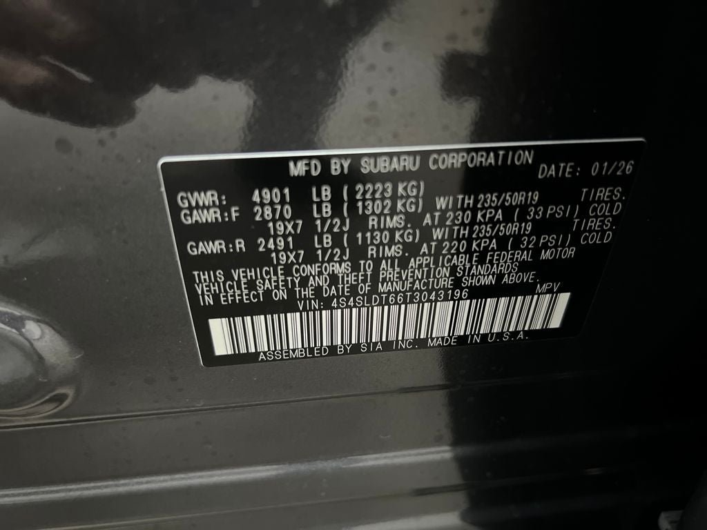 2026 Subaru FORESTER Touring