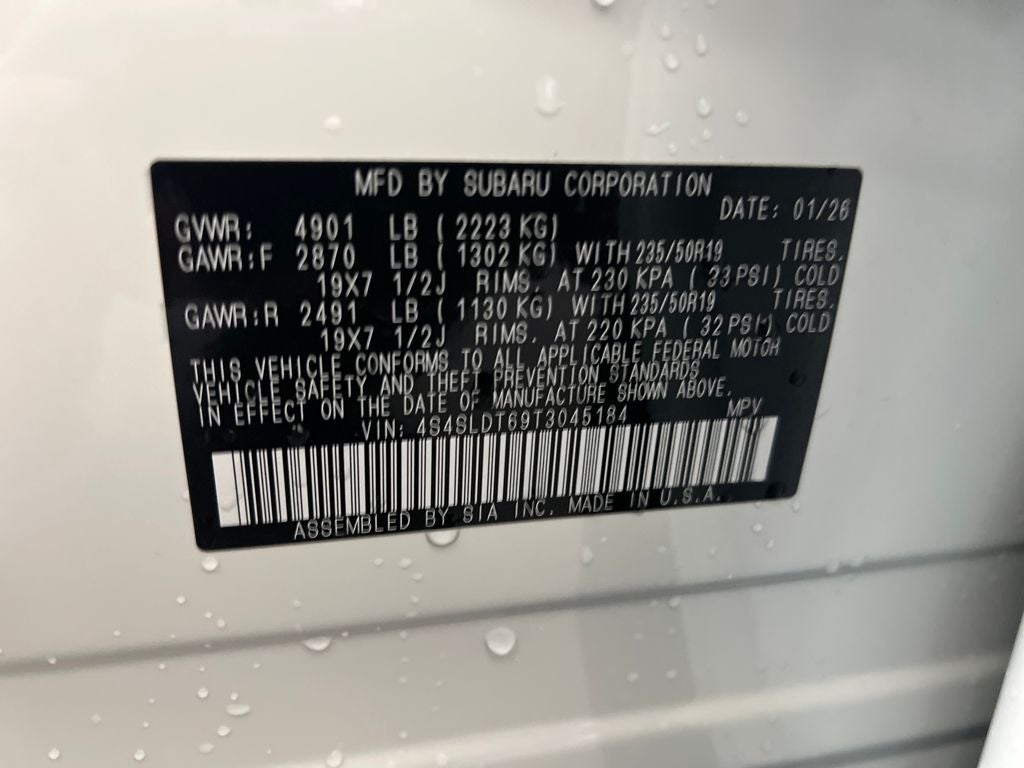 2026 Subaru FORESTER Touring