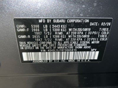 2026 Subaru FORESTER Sport Hybrid