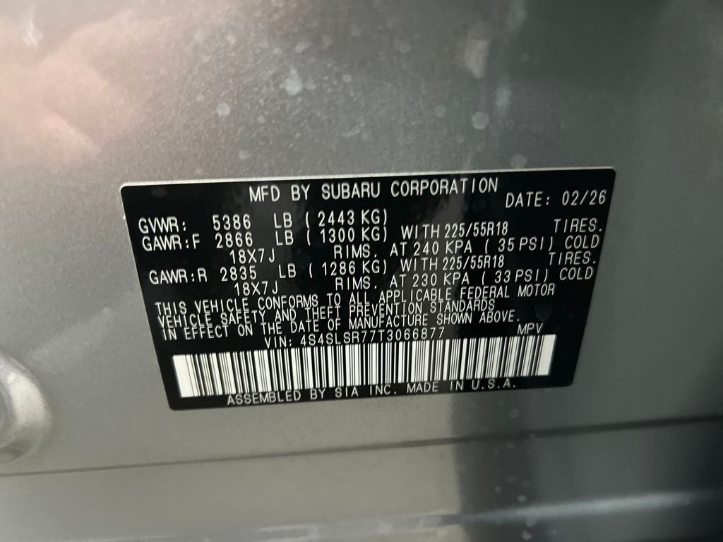 2026 Subaru FORESTER Limited Hybrid