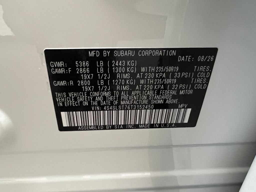 2026 Subaru FORESTER Touring Hybrid