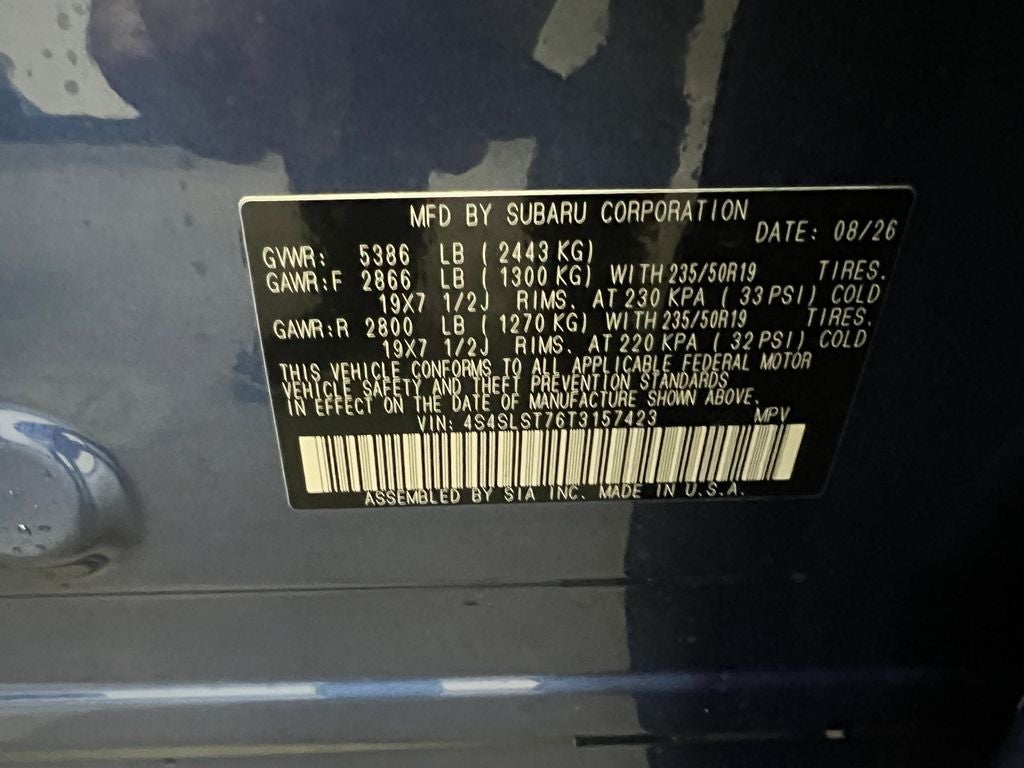 2026 Subaru FORESTER Touring Hybrid
