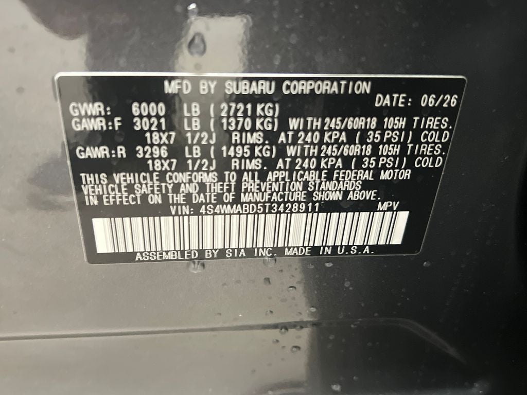 2026 Subaru ASCENT Premium 7-Passenger