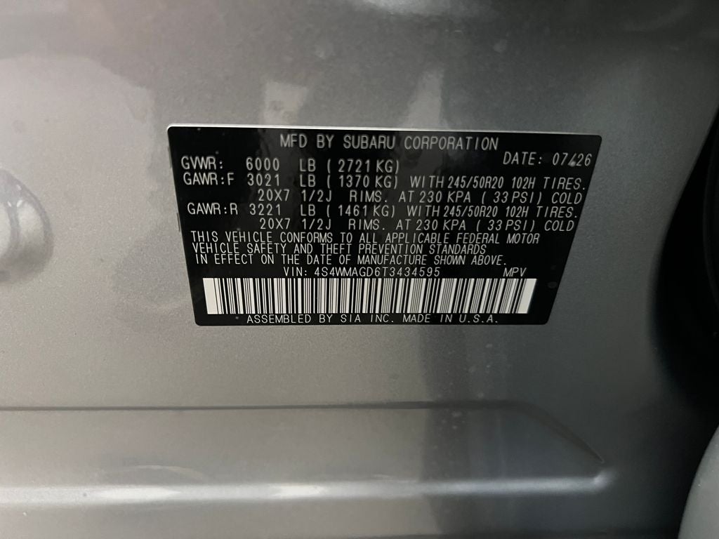 2026 Subaru ASCENT Limited 7-Passenger