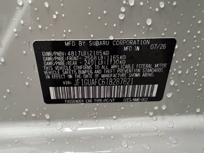 2026 Subaru IMPREZA Sport