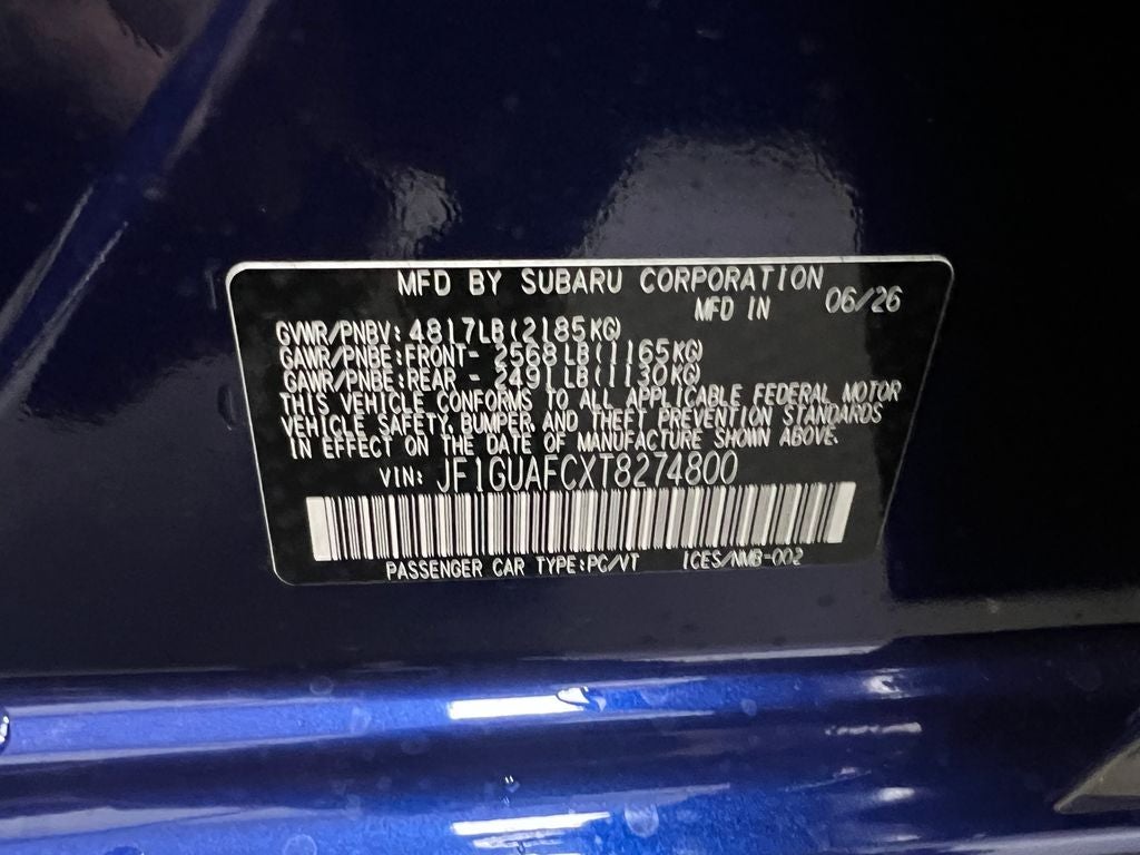 2026 Subaru IMPREZA Sport