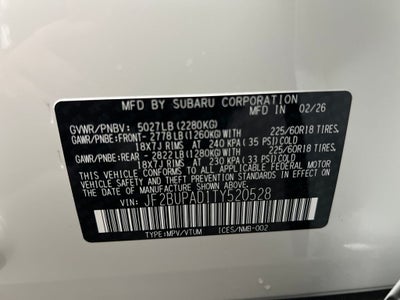 2026 Subaru OUTBACK Premium