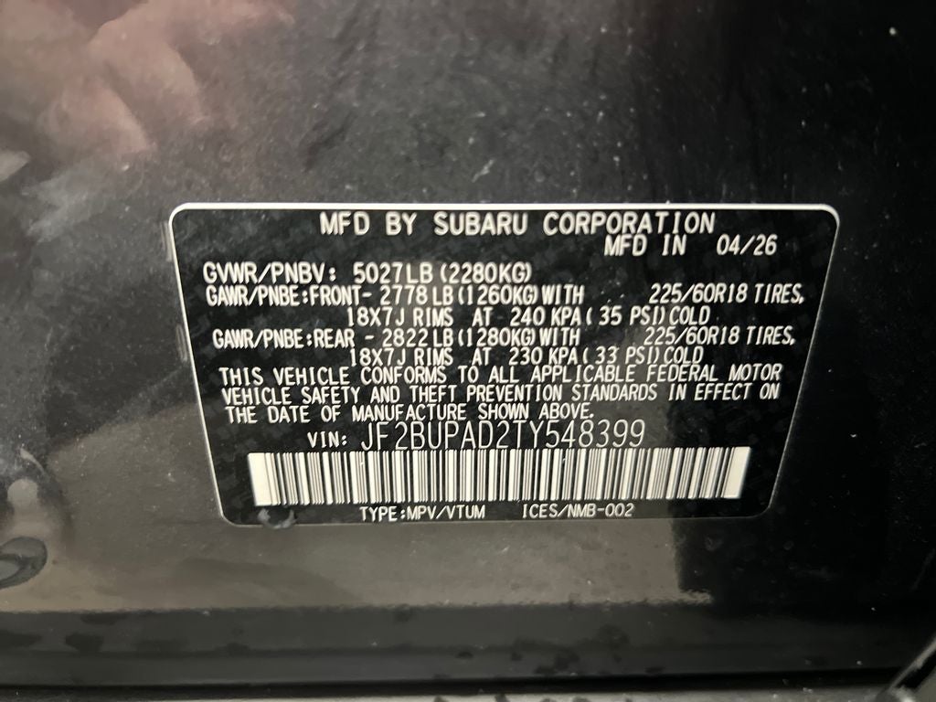 2026 Subaru OUTBACK Premium