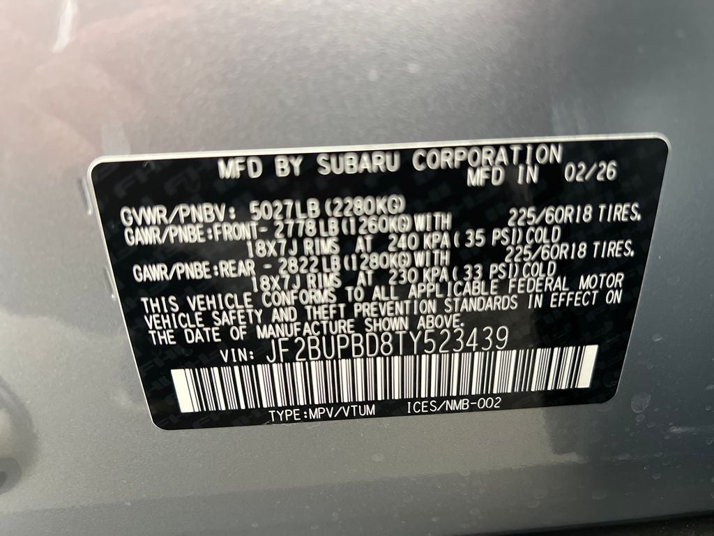 2026 Subaru OUTBACK Premium