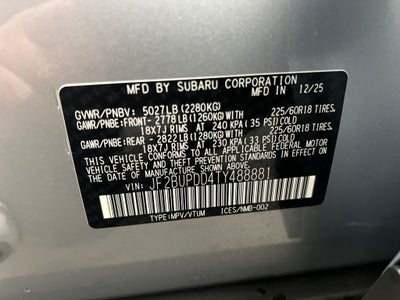 2026 Subaru OUTBACK Limited