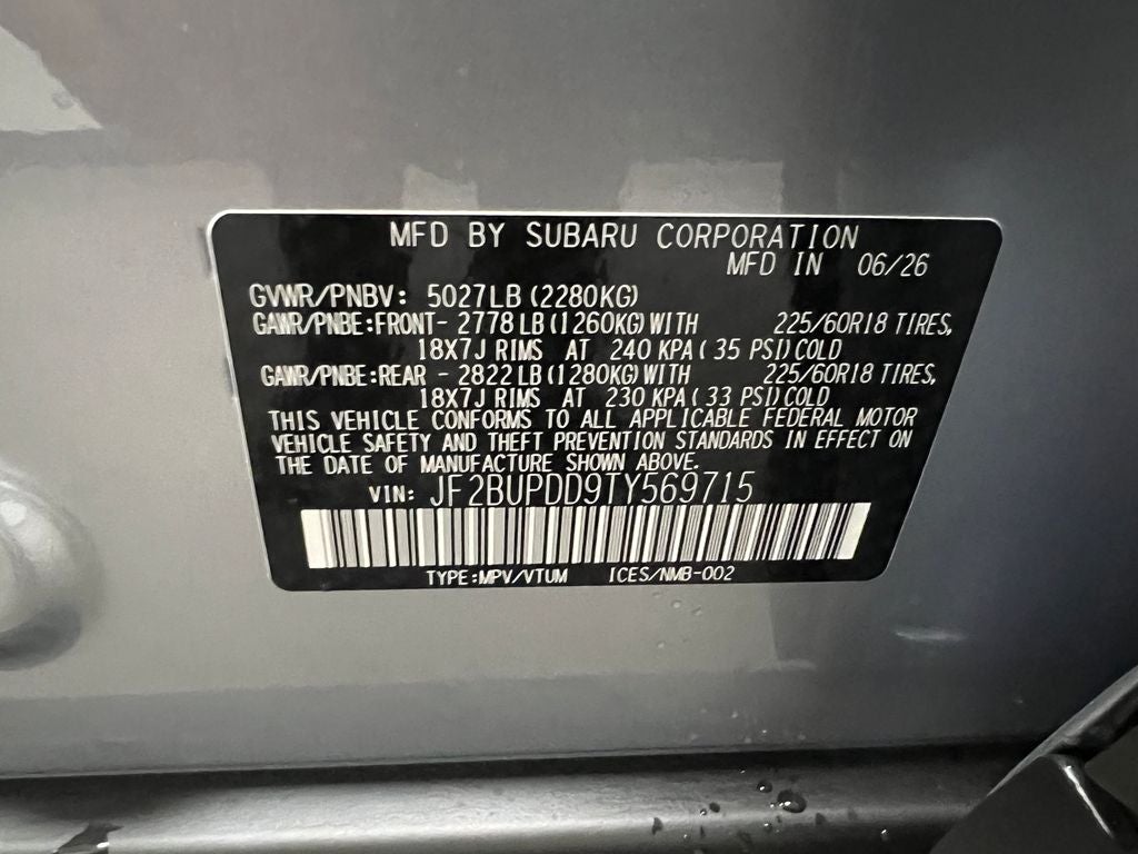 2026 Subaru OUTBACK Limited
