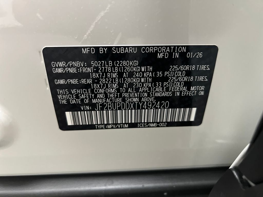 2026 Subaru OUTBACK Limited