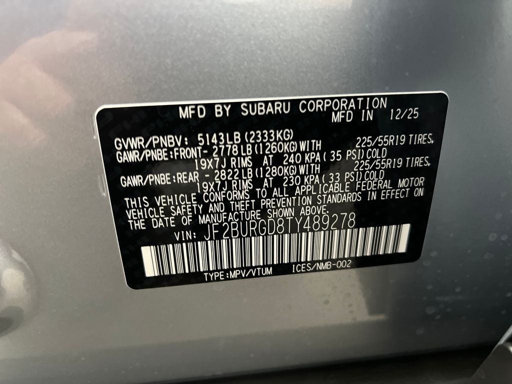 2026 Subaru OUTBACK Limited XT