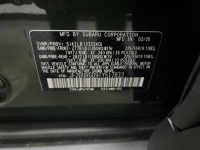 2026 Subaru OUTBACK Limited XT