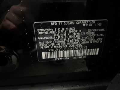 2026 Subaru OUTBACK Touring XT