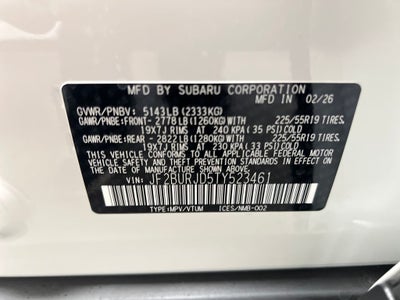 2026 Subaru OUTBACK Touring XT