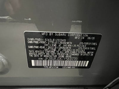 2026 Subaru OUTBACK Touring XT