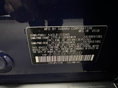 2026 Subaru OUTBACK Touring XT