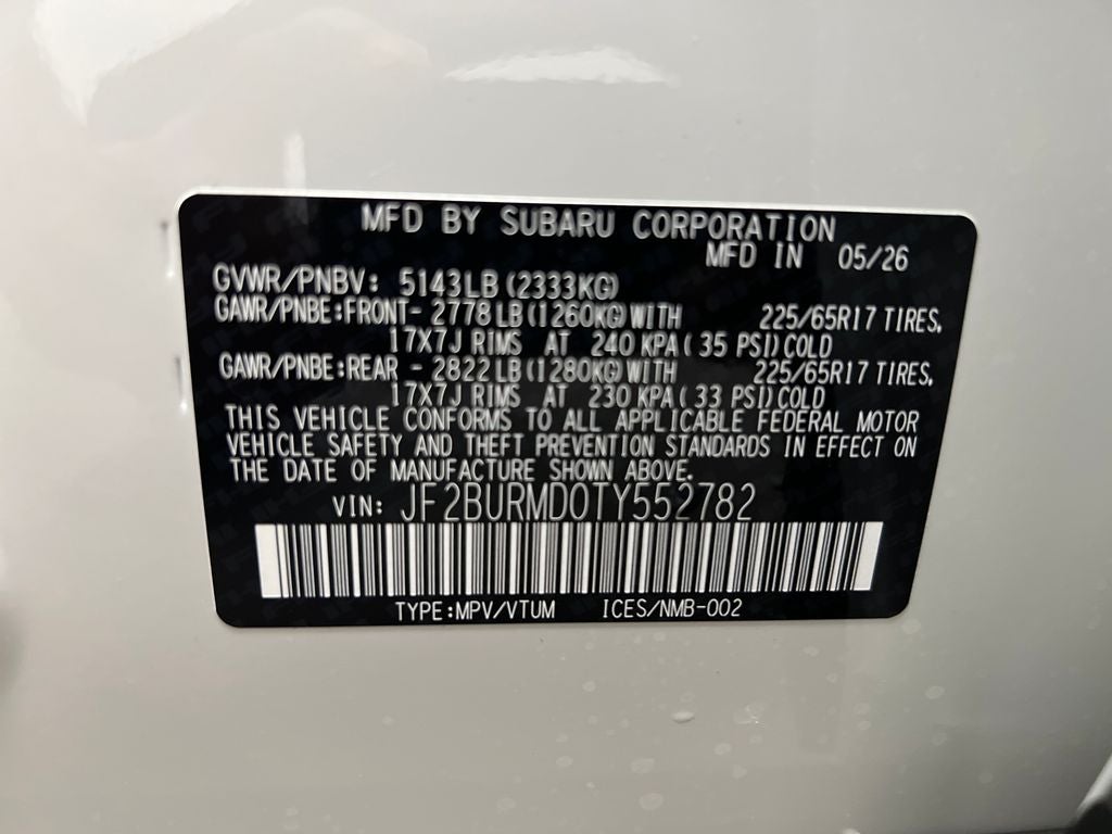 2026 Subaru OUTBACK Wilderness