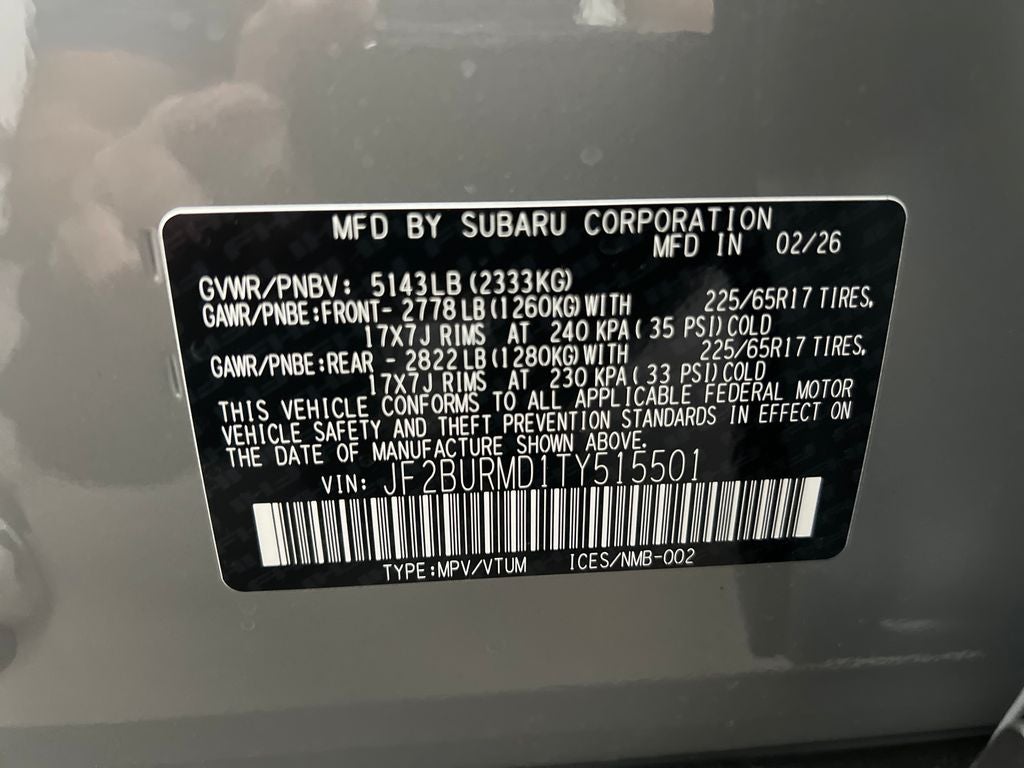 2026 Subaru OUTBACK Wilderness