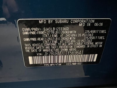 2026 Subaru OUTBACK Wilderness