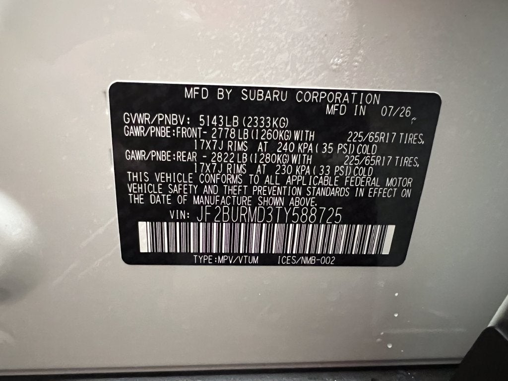 2026 Subaru OUTBACK Wilderness