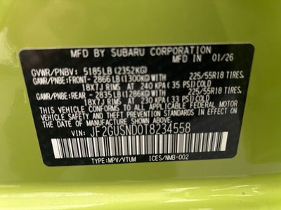 2026 Subaru CROSSTREK Limited Hybrid