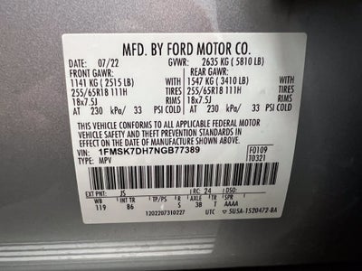 2022 Ford Explorer XLT