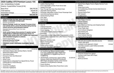 2020 Cadillac XT5 Premium Luxury