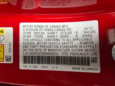 2024 Honda Civic Sport