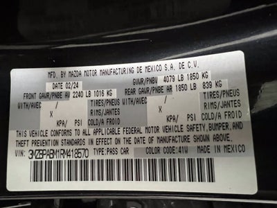 2024 Mazda Mazda3 2.5 S Select Sport