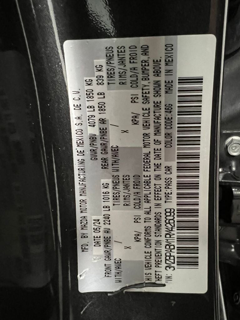 2024 Mazda Mazda3 2.5 S Select Sport