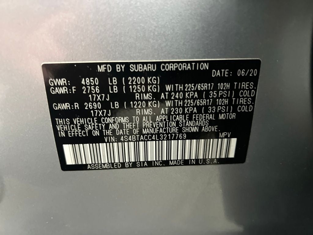 2020 Subaru Outback Premium