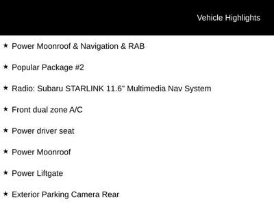 2020 Subaru Outback Onyx Edition XT