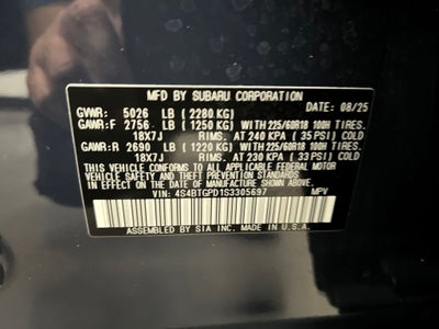 2025 Subaru Outback Touring XT