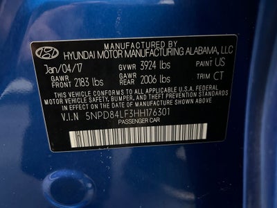 2017 Hyundai Elantra Value Edition